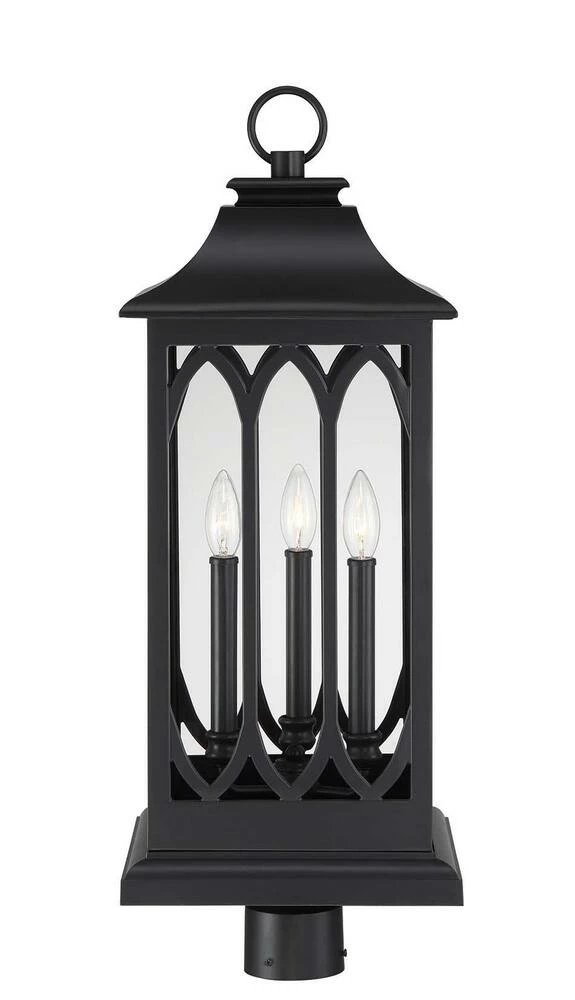 Hot Sale ๐ฅ Signature Hardware Stonehouse 60W 3-Light Lantern in Smooth Bronze ๐ฏ 4 Hot Sale ๐ฅ Signature Hardware Stonehouse 60W 3-Light Lantern in Smooth Bronze ๐ฏ - Image 2