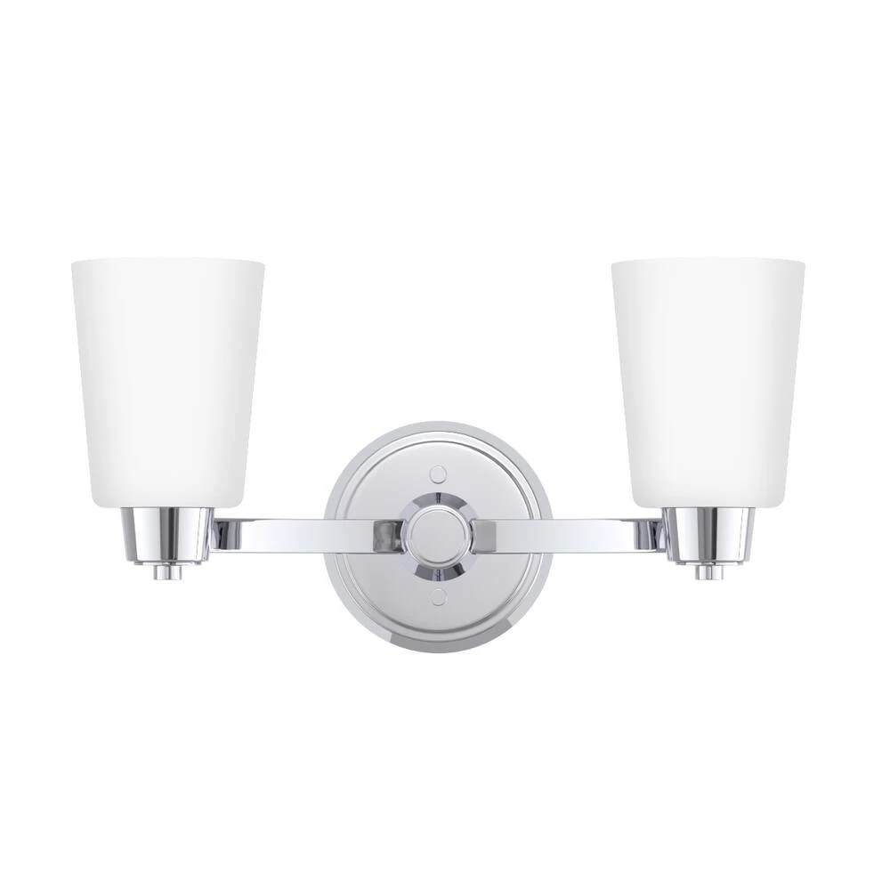 Budget ๐ Signature Hardware Windsor Gate 16-1/8 in. 100W 2-Light Medium E-26 Bath Light with Frosted Glass in Polished Chrome โค๏ธ 3 Budget ๐ Signature Hardware Windsor Gate 16-1/8 in. 100W 2-Light Medium E-26 Bath Light with Frosted Glass in Polished Chrome โค๏ธ