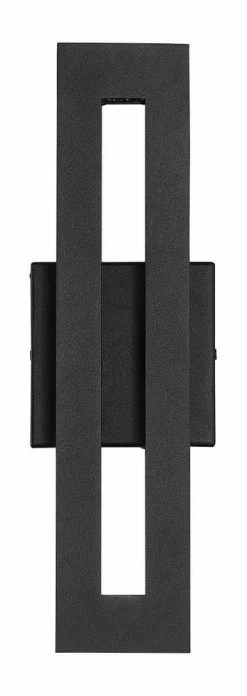 Hot Sale ๐งจ Signature Hardware Paddock 16 in. 3W 2-Light Outdoor Wall Sconce in Black ๐