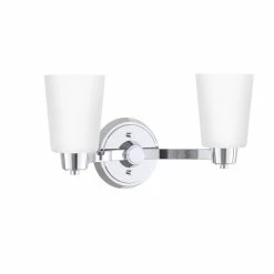 Budget ๐ Signature Hardware Windsor Gate 16-1/8 in. 100W 2-Light Medium E-26 Bath Light with Frosted Glass in Polished Chrome โค๏ธ 5 Budget ๐ Signature Hardware Windsor Gate 16-1/8 in. 100W 2-Light Medium E-26 Bath Light with Frosted Glass in Polished Chrome โค๏ธ -Signature Hardware shop Query 320