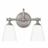 New 😀 Signature Hardware Matina 100W 2-Light Medium Vanity Fixture in Brushed Nickel 🎁