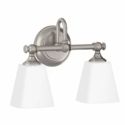 New 😀 Signature Hardware Matina 100W 2-Light Medium Vanity Fixture in Brushed Nickel 🎁 -Signature Hardware shop Query 331