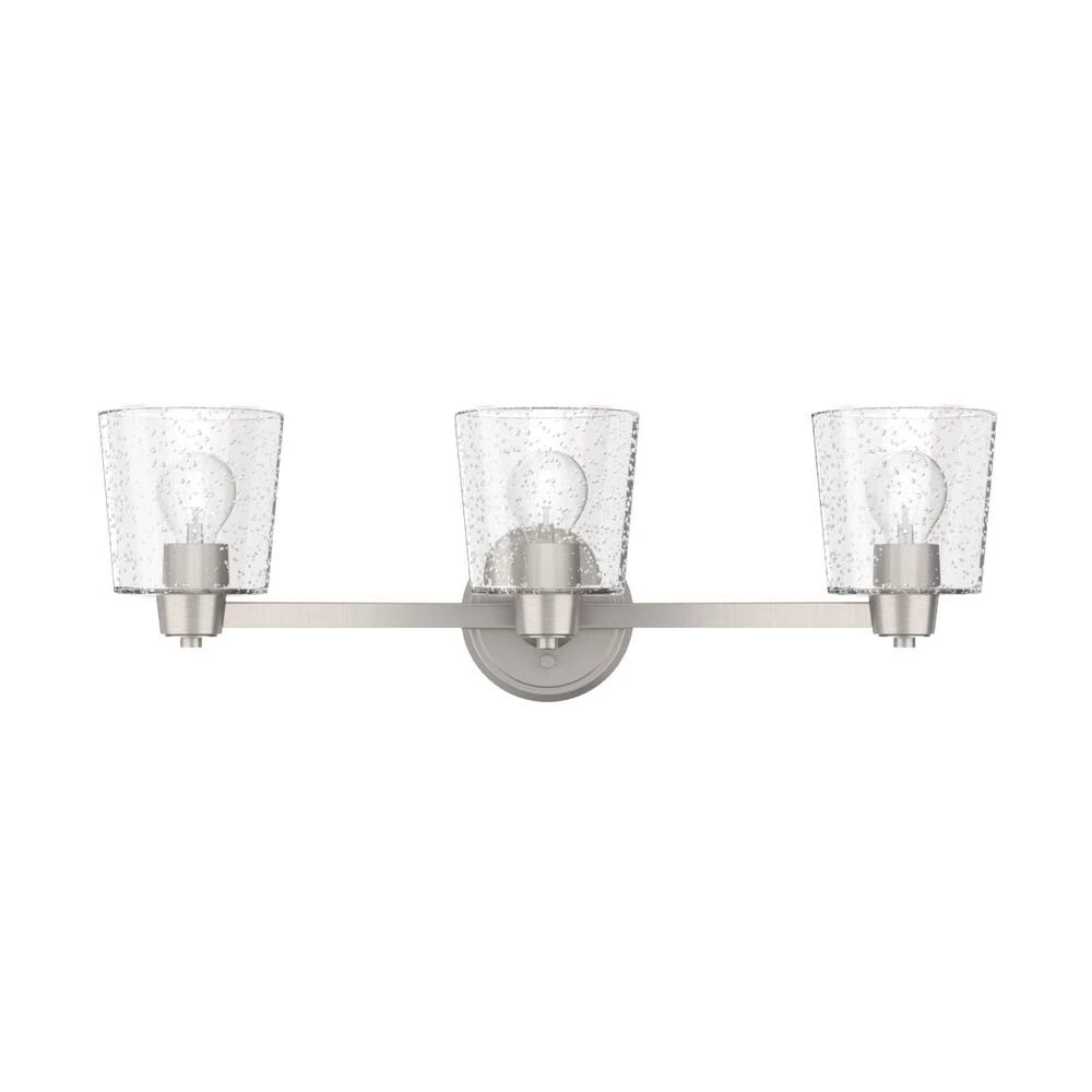 Best Pirce ๐คฉ Signature Hardware Windsor Gate 26-3/8 in. 100W 3-Light Medium E-26 Bath Light with Seeded Glass in Brushed Nickel ๐ฅฐ 3 Best Pirce ๐คฉ Signature Hardware Windsor Gate 26-3/8 in. 100W 3-Light Medium E-26 Bath Light with Seeded Glass in Brushed Nickel ๐ฅฐ