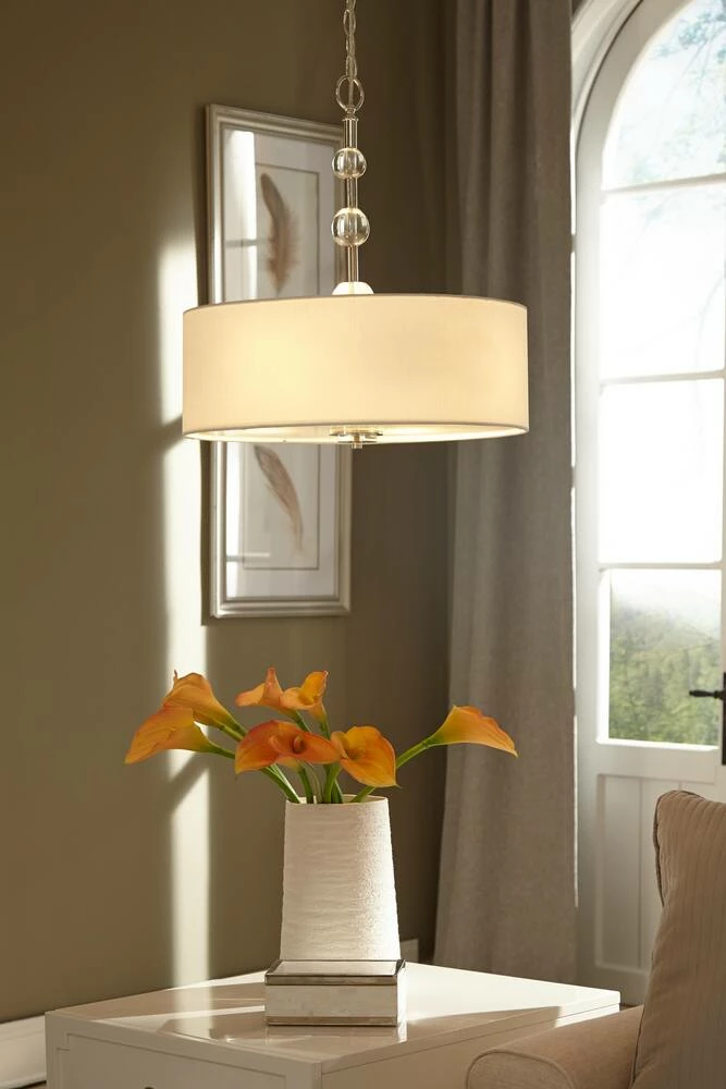 Hot Sale ๐ Signature Hardware Bankloft 5-7/8 x 15-3/4 in. 100W 3-Light Medium E-26 Semi-Flush Mount Ceiling Fixture in Polished Nickel ๐ 6 Hot Sale ๐ Signature Hardware Bankloft 5-7/8 x 15-3/4 in. 100W 3-Light Medium E-26 Semi-Flush Mount Ceiling Fixture in Polished Nickel ๐ - Image 4