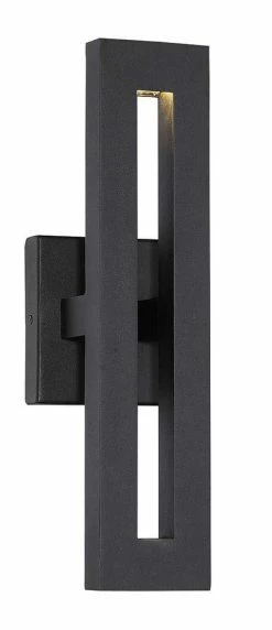 Hot Sale 🧨 Signature Hardware Paddock 16 in. 3W 2-Light Outdoor Wall Sconce in Black 🎉 -Signature Hardware shop Query 35