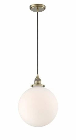 Budget 👍 Signature Hardware Orchard 12 in. 60W 1-Light Medium Pendant in Aged Brass 🔔 -Signature Hardware shop Query 360