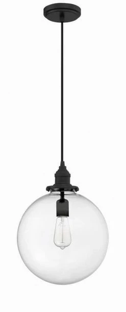 Promo ⌛ Signature Hardware Orchard 12 in. 60W 1-Light Medium Pendant in Oil Rubbed Bronze 🌟
