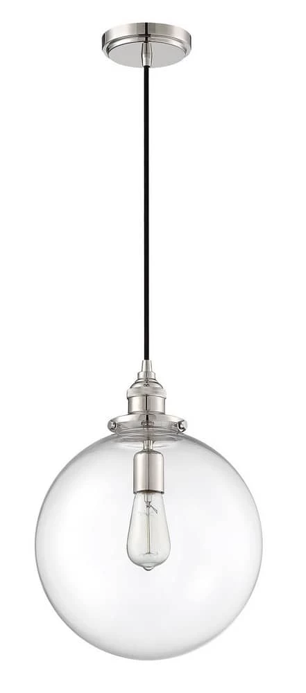 Discount ⭐ Signature Hardware Orchard 12 in. 60W 1-Light Medium Pendant in Polished Nickel ⭐ 3 Discount ⭐ Signature Hardware Orchard 12 in. 60W 1-Light Medium Pendant in Polished Nickel ⭐