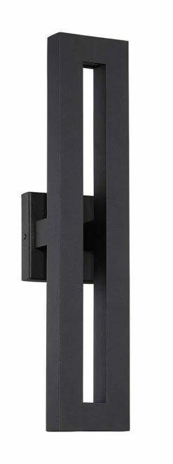 Best deal 🧨 Signature Hardware Paddock 3W 22 in. Tall 2-Light Outdoor Wall Scone in Black ❤️ -Signature Hardware shop Query 375