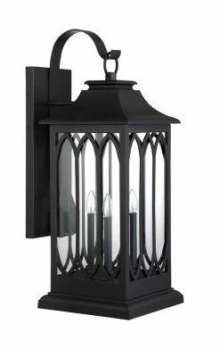 Deals 🥰 Signature Hardware Stonehouse 28-1/8 in. 60W 3-Light Outdoor Wall Sconce in Smooth Bronze ⭐ -Signature Hardware shop Query 38