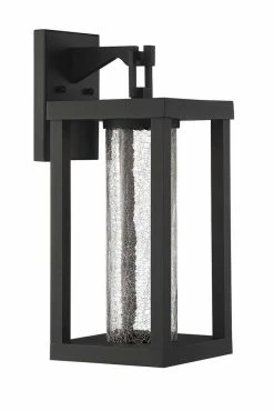 Promo 🛒 Signature Hardware Topping 18 in. 11W 1-Light Outdoor Wall Sconce in Black 🎉 -Signature Hardware shop Query 387