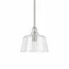 Wholesale 💯 Signature Hardware Eastland 100W 1-Light Medium E-26 Pendant in Brushed Nickel 🌟 -Signature Hardware shop Query 397