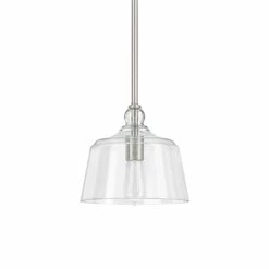 Wholesale 💯 Signature Hardware Eastland 100W 1-Light Medium E-26 Pendant in Brushed Nickel 🌟