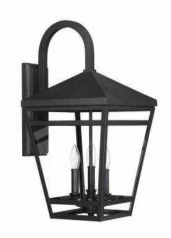 Cheap 😍 Signature Hardware Edgehill 24-1/4 in. 60W 3-Light Outdoor Wall Sconce in Black 🎉 -Signature Hardware shop Query 427