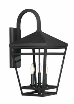 Cheap 😍 Signature Hardware Edgehill 24-1/4 in. 60W 3-Light Outdoor Wall Sconce in Black 🎉 -Signature Hardware shop Query 428
