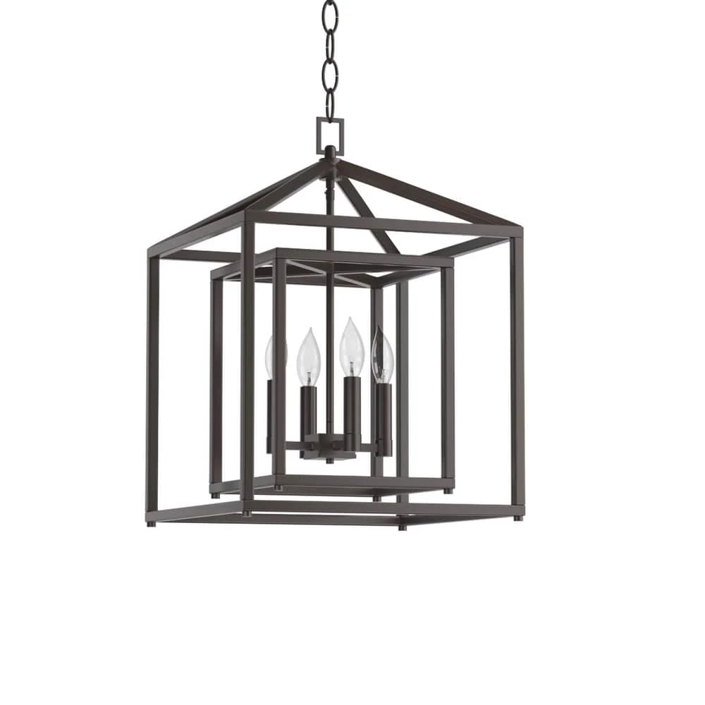 Buy โจ Signature Hardware Plaza 60W 4-Light Candelabra E-12 Pendant in Oil Rubbed Bronze ๐ 3 Buy โจ Signature Hardware Plaza 60W 4-Light Candelabra E-12 Pendant in Oil Rubbed Bronze ๐