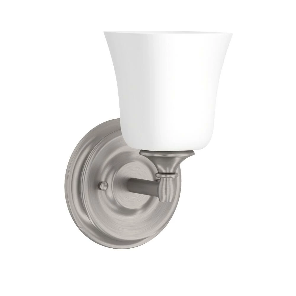 Discount ๐ Signature Hardware Scarborough 10 x 6 in. 100W 1-Light Medium E-26 Vanity Fixture in Brushed Nickel โค๏ธ 4 Discount ๐ Signature Hardware Scarborough 10 x 6 in. 100W 1-Light Medium E-26 Vanity Fixture in Brushed Nickel โค๏ธ - Image 2