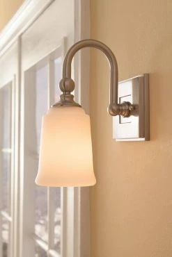 Coupon 🔥 Signature Hardware Antonio 10-1/2 x 4-3/4 in. 100W 1-Light Medium E-26 Vanity Fixture in Brushed Nickel 😉 -Signature Hardware shop Query 440