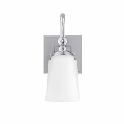 Top 10 👍 Signature Hardware Antonio 10-1/2 x 4-3/4 in. 100W 1-Light Medium E-26 Vanity Fixture in Polished Chrome 💯