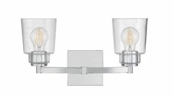 Brand new 😍 Signature Hardware Laurelgrove 60W 2-Light Medium E-26 Bath Light in Polished Chrome ❤️