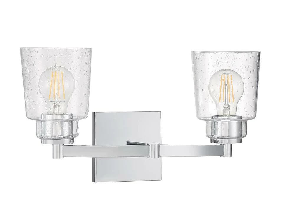 Brand new 😍 Signature Hardware Laurelgrove 60W 2-Light Medium E-26 Bath Light in Polished Chrome ❤️ 5 Brand new 😍 Signature Hardware Laurelgrove 60W 2-Light Medium E-26 Bath Light in Polished Chrome ❤️ - Image 3