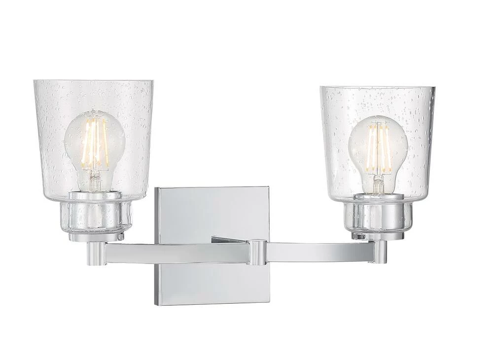 Brand new 😍 Signature Hardware Laurelgrove 60W 2-Light Medium E-26 Bath Light in Polished Chrome ❤️ 6 Brand new 😍 Signature Hardware Laurelgrove 60W 2-Light Medium E-26 Bath Light in Polished Chrome ❤️ - Image 4