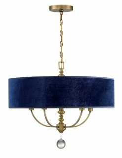 Hot Sale ⭐ Signature Hardware Van Noord 60W 5-Light Candelabra E-12 Pendant in Aged Dark Bronze 👍