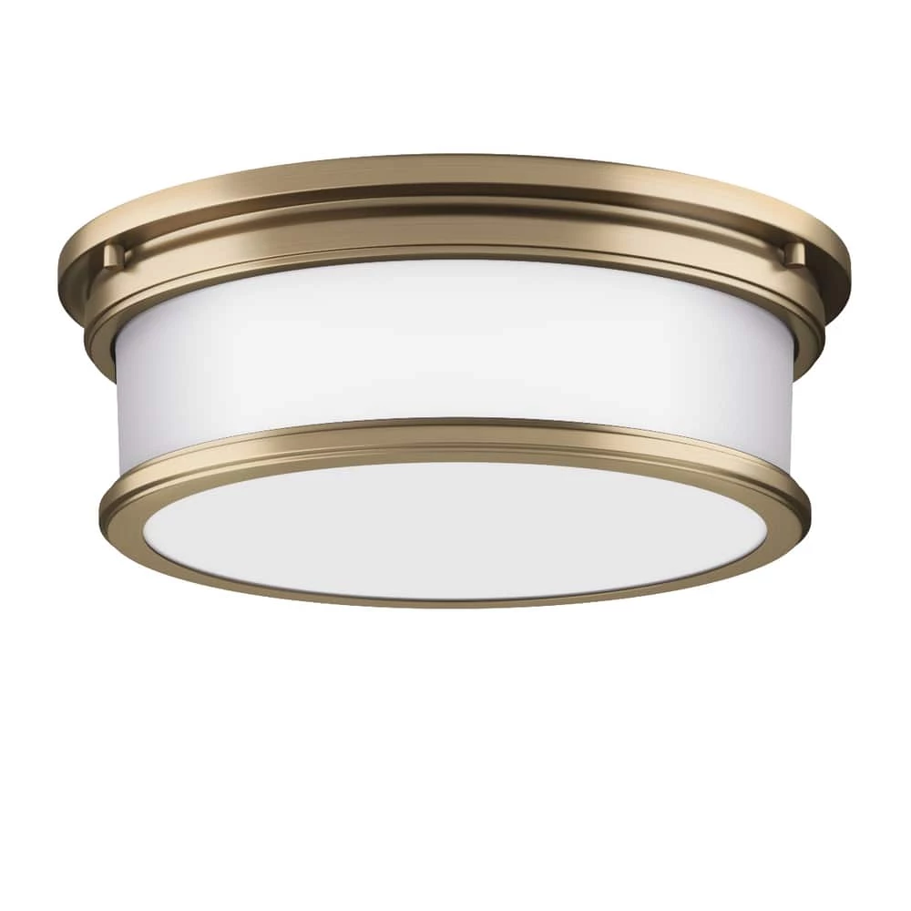 Outlet ๐ Signature Hardware โ๏ธ Summerlake 5-3/8 x 15-1/2 in. 75W 3-Light Medium E-26 Flush Mount Ceiling Fixture in Antique Brass ๐ 3 Outlet ๐ Signature Hardware โ๏ธ Summerlake 5-3/8 x 15-1/2 in. 75W 3-Light Medium E-26 Flush Mount Ceiling Fixture in Antique Brass ๐