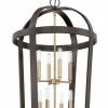 Cheap 🥰 Signature Hardware Cromwell 20-1/2 in. 60W 8-Light Pendant in Oil Rubbed Bronze with Antique Brass 🧨 -Signature Hardware shop Query 495