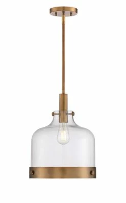 Coupon 🎁 Signature Hardware Crozet 60W 1-Light Medium E-26 Pendant in Antique Brass 🤩 -Signature Hardware shop Query 500