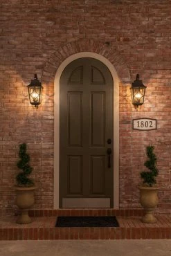 Best Pirce ❤️ Signature Hardware Altimeter 60W 20-3/4 in. 3-Light Candelabra E-12 Wall Sconce in Black ✔️ -Signature Hardware shop Query 513