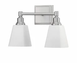 Best deal 🔔 Signature Hardware Leadwell 60W 2-Light Medium E-26 Bath Light in Brushed Nickel ✔️ 8 Best deal 🔔 Signature Hardware Leadwell 60W 2-Light Medium E-26 Bath Light in Brushed Nickel ✔️ -Signature Hardware shop Query 516