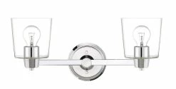 Cheapest 🌟 Signature Hardware Windsor Gate 20 in. 100W 2-Light Medium E-26 Bath Light with Seeded Glass in Polished Chrome 😉 -Signature Hardware shop Query 526