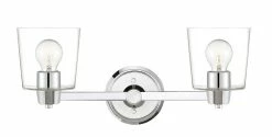 Cheapest 🌟 Signature Hardware Windsor Gate 20 in. 100W 2-Light Medium E-26 Bath Light with Seeded Glass in Polished Chrome 😉 -Signature Hardware shop Query 527