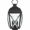 Flash Sale ⭐ Signature Hardware Fair Avenue 60W 2-Light Candelabra E-12 Post Lantern in Black 👍 -Signature Hardware shop Query 534