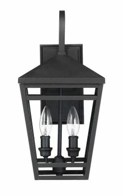 Brand new 👏 Signature Hardware Edgehill 16-1/8 in. 60W 2-Light Outdoor Wall Sconce in Black ⌛