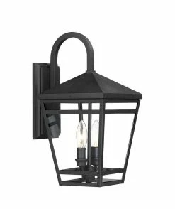 Brand new 👏 Signature Hardware Edgehill 16-1/8 in. 60W 2-Light Outdoor Wall Sconce in Black ⌛ -Signature Hardware shop Query 550