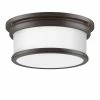 Deals 💯 Signature Hardware 🌞 Summerlake 5-3/8 x 12-1/2 in. 75W 2-Light Medium E-26 Flush Mount Ceiling Fixture in Oil Rubbed Bronze 🎉 -Signature Hardware shop Query 557