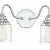 Hot Sale 🔥 Signature Hardware Centerville 9-1/8 in. 100W 2-Light Bath Light in Polished Chrome 😉 -Signature Hardware shop Query 56