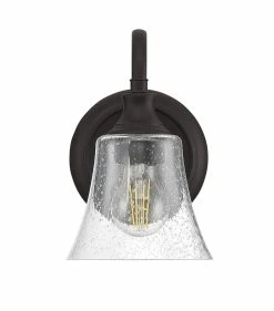 Cheap 😉 Signature Hardware Milldale 60W 1-Light Medium E-26 Bath Light in Oil Rubbed Bronze 👏