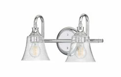 Outlet 🌟 Signature Hardware Milldale 60W 2-Light Medium E-26 Bath Light in Polished Chrome ✔️ -Signature Hardware shop Query 592