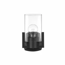 Top 10 ❤️ Signature Hardware Bercken 60W 1-Light Medium E-26 Incandescent Vanity Fixture in Matte Black ⭐