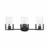 Top 10 🔔 Signature Hardware Bercken 60W 3-Light Medium E-26 Incandescent Vanity Fixture in Matte Black ⭐