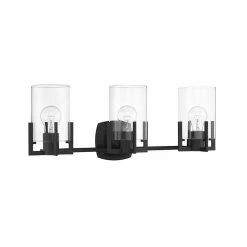 Top 10 🔔 Signature Hardware Bercken 60W 3-Light Medium E-26 Incandescent Vanity Fixture in Matte Black ⭐ -Signature Hardware shop Query 609