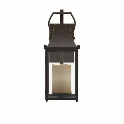 Discount 😉 Signature Hardware Whitby 100W 17-7/8 in. 1-Light Medium E-26 Wall Sconce in Bronze 🔥