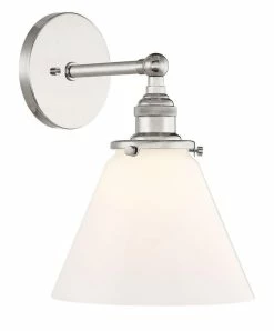 Deals 🔥 Signature Hardware Barwell 11-1/8 in. 60W 1-Light Wall Sconce in Polished Nickel 🎉 -Signature Hardware shop Query 624