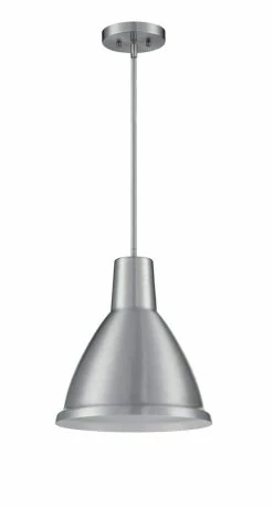 Best deal 🛒 Signature Hardware Whitnall 60W 1-Light Medium E-26 Pendant in Natural Steel 🔔