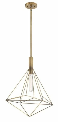 Discount 😉 Signature Hardware Matta 60W 1-Light Medium Pendant in Aged Brass 🤩 -Signature Hardware shop Query 671