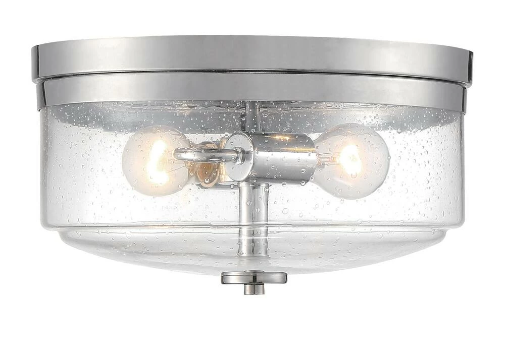 Wholesale ๐ Signature Hardware Ocana 60W 2-Light Medium E-26 Flush Mount Ceiling Fixture in Polished Chrome ๐ฏ 4 Wholesale ๐ Signature Hardware Ocana 60W 2-Light Medium E-26 Flush Mount Ceiling Fixture in Polished Chrome ๐ฏ - Image 2