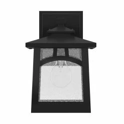 Discount 🎁 Signature Hardware Carytown 100W 12 in. 1-Light Medium E-26 Wall Sconce in Black 🌟